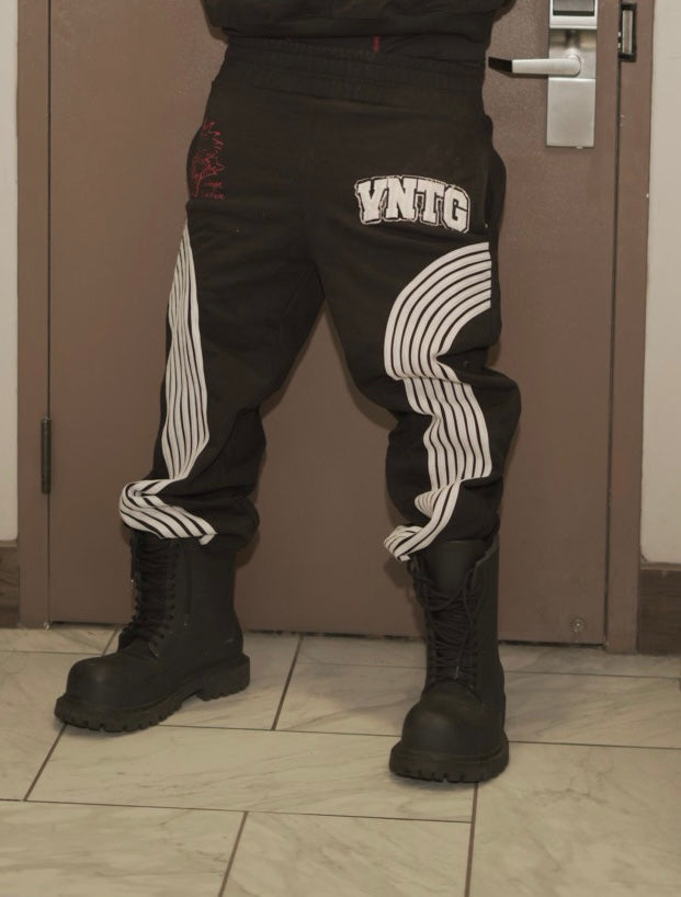 Wide-stripe Pants