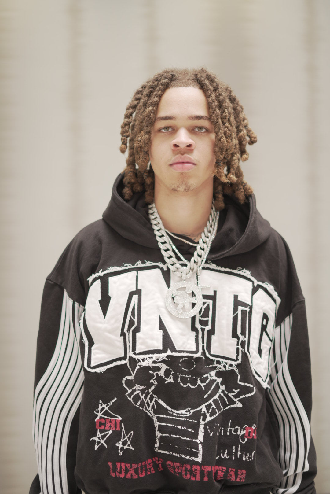 Wide-stripe Hoodie