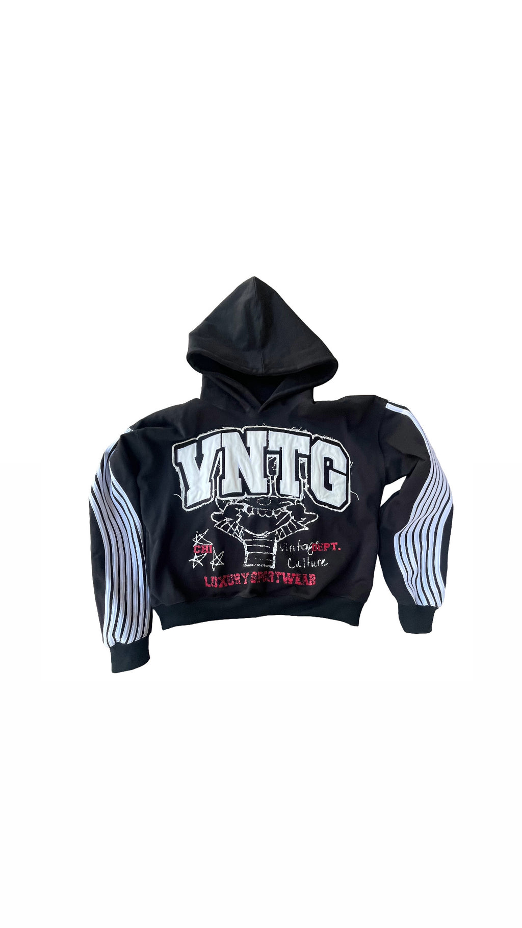 Wide-stripe Hoodie